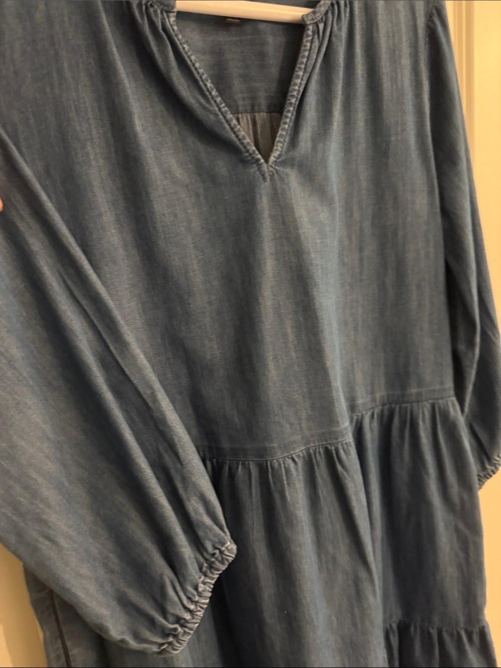 Talbots Blue Chambray Dress - Picture 3 of 6